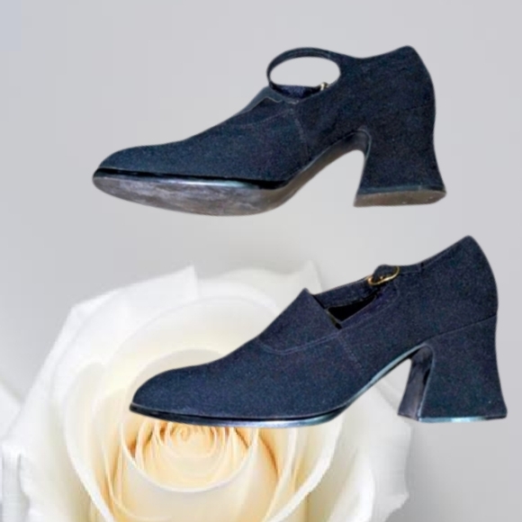 Cute chunky heel Esprit stretchy shoes size 9 - Picture 1 of 7